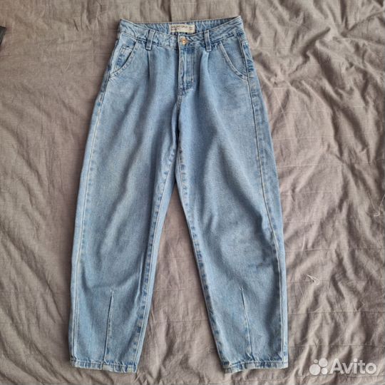 Джинсы бананы для девочки