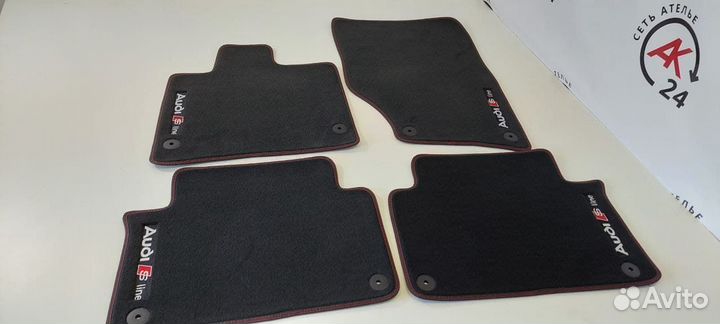 Коврики Audi Q3 8U F3 ворсовые велюровые в салон
