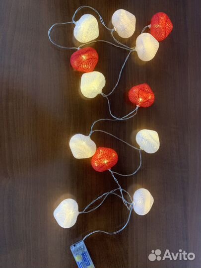 Гирлянда сердечки