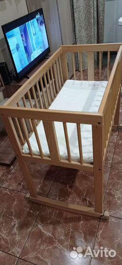 Детская кроватка люлька качалка