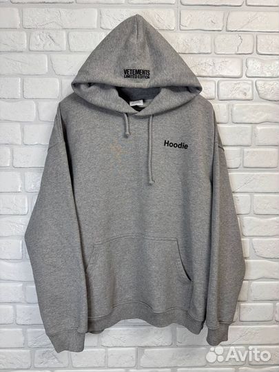 Vetements definition hoodie