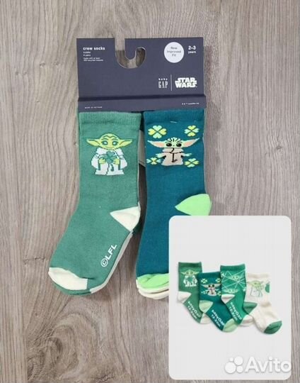 Носки детские Gap 2/3г, 4/5л