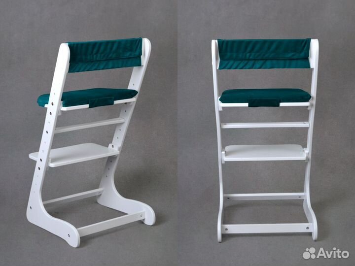 Белый растущий стул