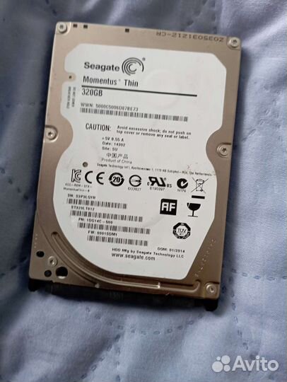 Жесткий диск для ноутбук сеагат 320гб