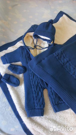 Комплект на выписку осень весна для мальчика