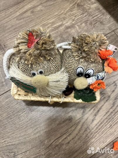 Шкатулка из соломы