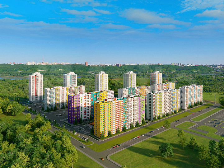 3-к. квартира, 69,5 м², 12/16 эт.