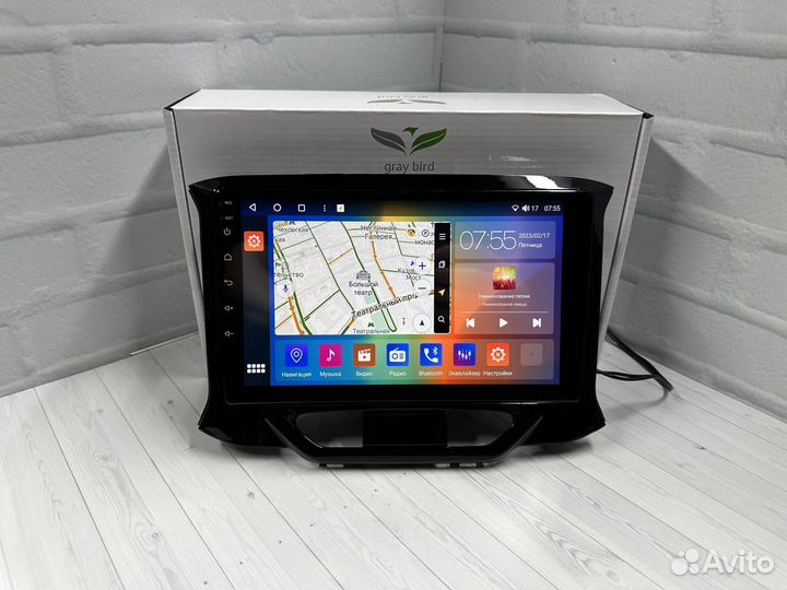 Магнитола андроид GrayBird Лада X-Ray 6Gb