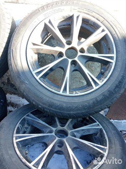 Литые диски r14 на ваз с летней резиной