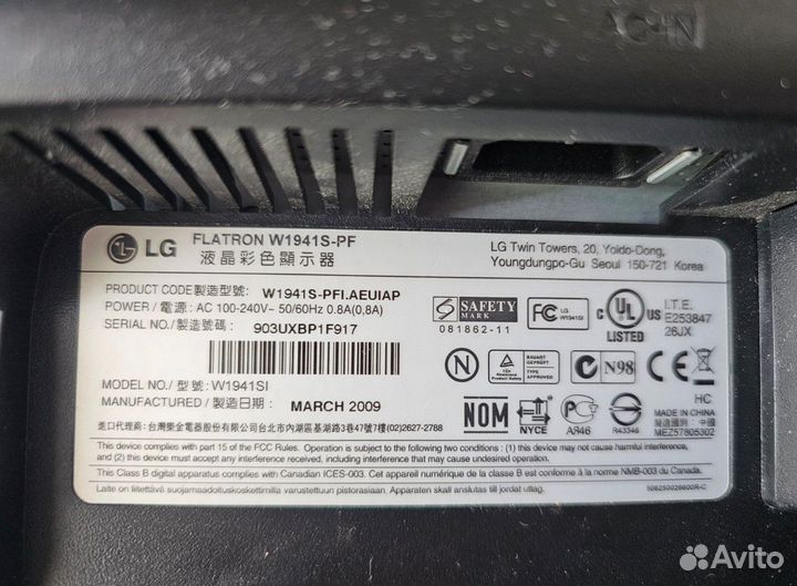 Монитор для компьютера