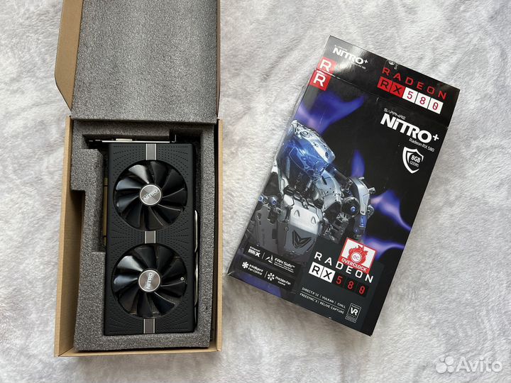 Видеокарта rx580 8gb sapphire nitro+