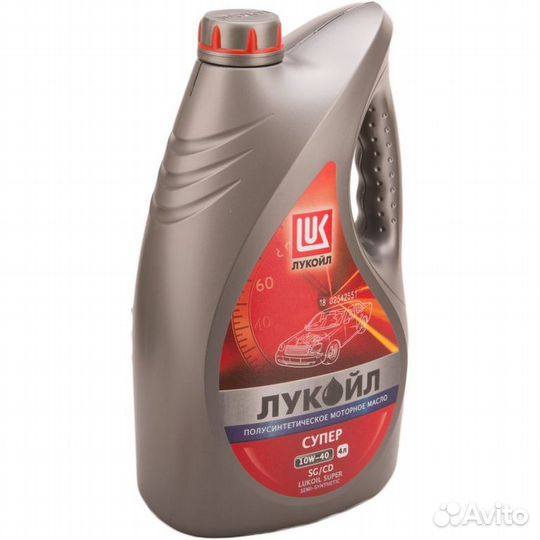 10w-40 Лукойл Супер SG/CD 4л