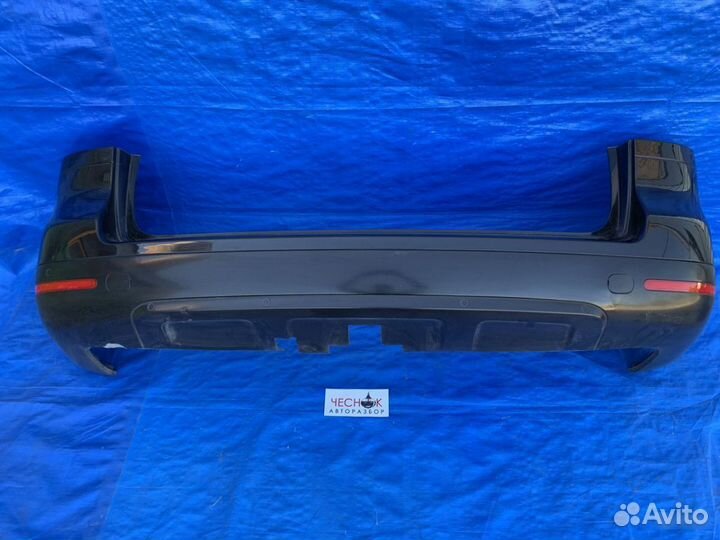 Бампер задний юбка под парктроник Touareg до 2006