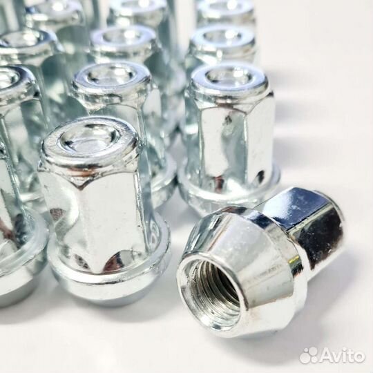 Гайки колесные М12х1.5 М12х1.25 S17 L35 мм (20шт)