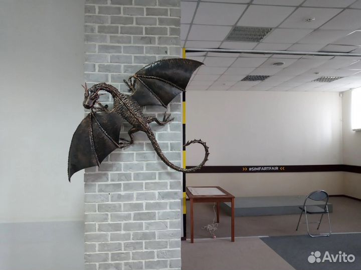 Дракон художественная ковка