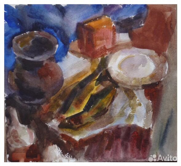 Рисунок акварелью