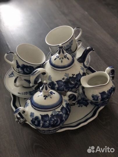 Чайный сервиз гжель