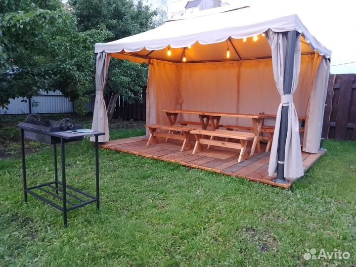 Аренда летней беседки (шатра)