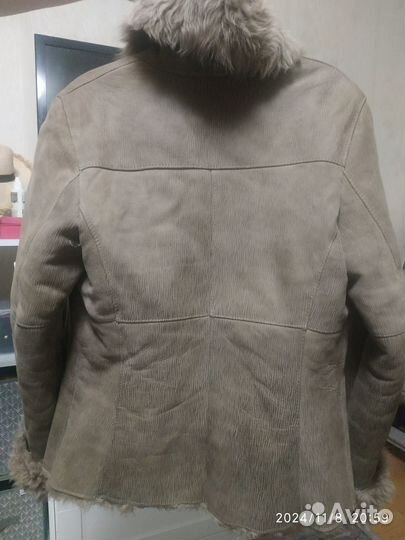 Дубленка натуральная женская короткая М