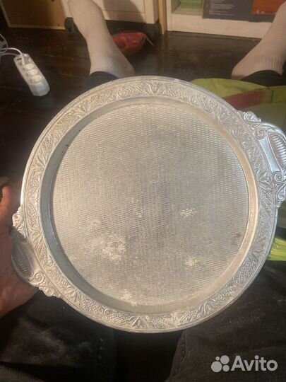 Поднос алюминиевый СССР