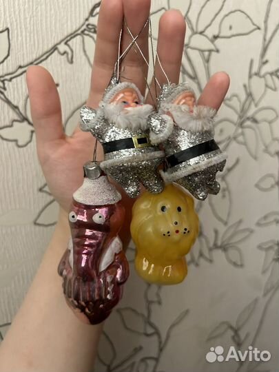 Елочные игрушки СССР