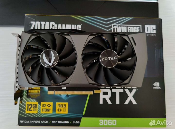 Видеокарта Zotac Gaming RTX 3060 Twin Edge OC 12GB