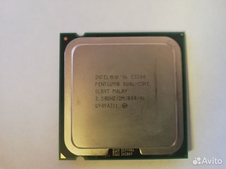 Intel G850,E5405,E5400,E5200