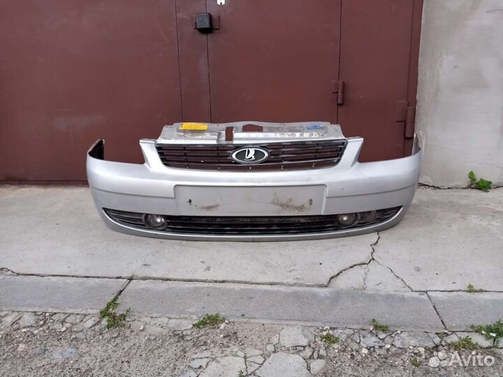 Бампер передний priora 1