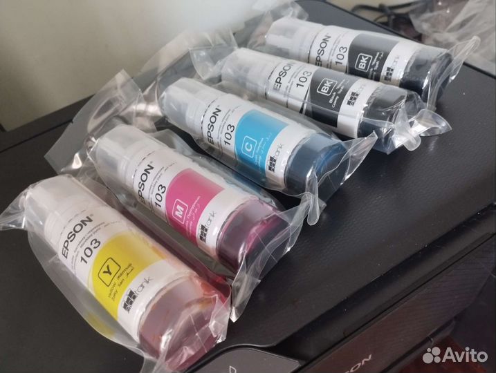 Чернила для принтера epson