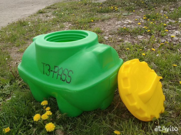 Емкость для бани и сауны 100л горизонтальная