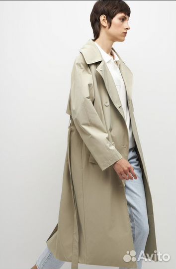 S-L Тренч sela тренчкот плащ холодно бежевый