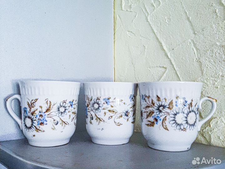 Советские фарфоровые кружки СССР