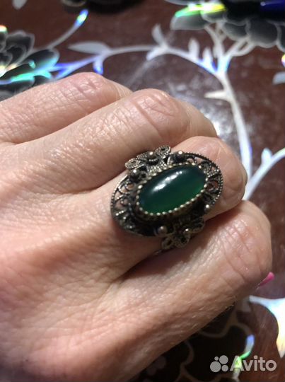 Серебряное кольцо(винтаж)