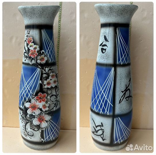 Вазы напольные новые 62 см и 58 см