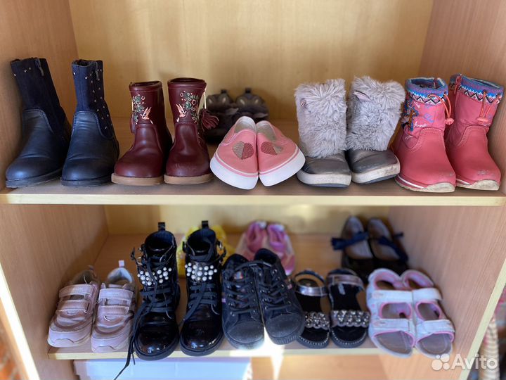 Большой пакет обуви 25 26 27 28 29 30