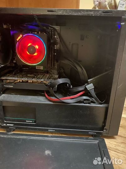 Игровой пк RX 6600 xt, Ryzen 7 3700x, 2x8 DDR4 340