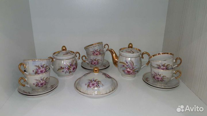 Чайный сервиз фарфор СССР