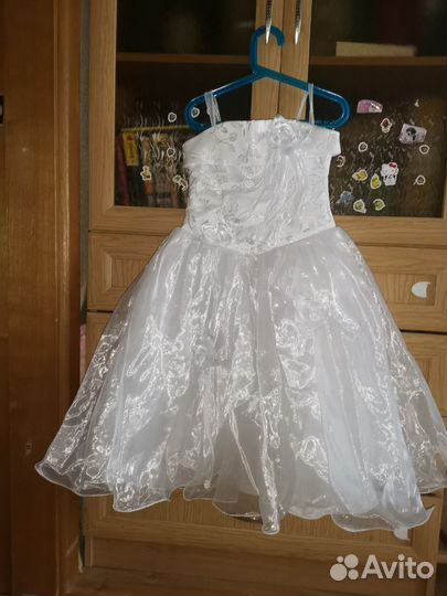 Новогодние платье на рост 122