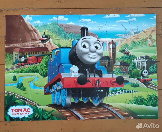 Макси пазлы Паровоз