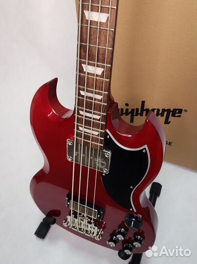 Новая бас-гитара Epiphone EB-3 SG Cherry