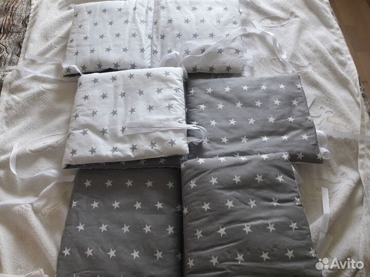 Бортики в детскую кроватку