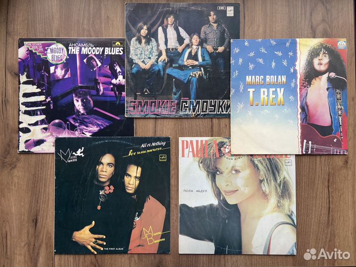 Виниловые пластинки рок зарубежный