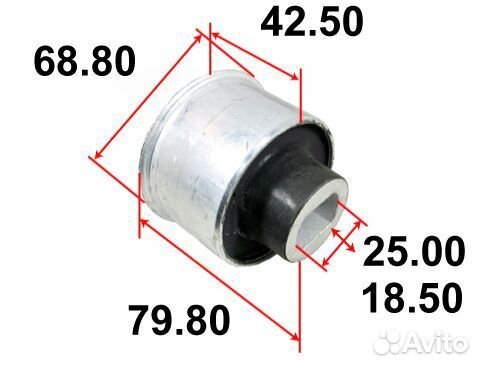 Сайлентблок Tenacity Mercedes CL C215 aambe1004