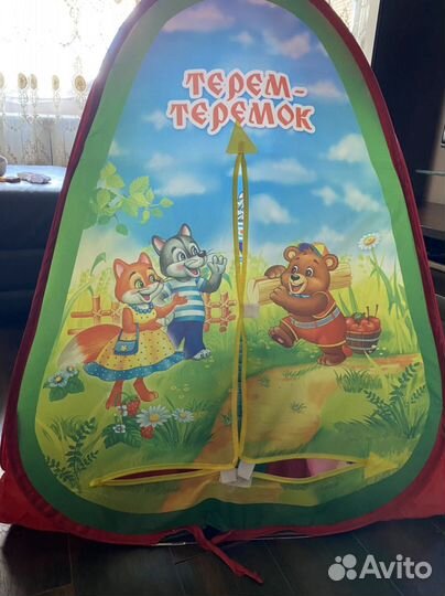 Мягкие игрушки и домик