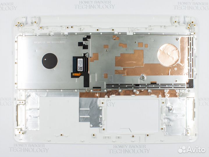 Топкейс для Sony SVF15 белый с подсветкой