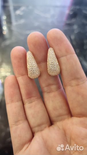 Золотые серьги