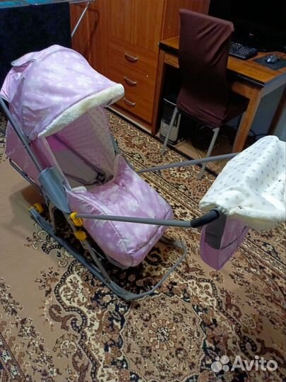 Коляска санки