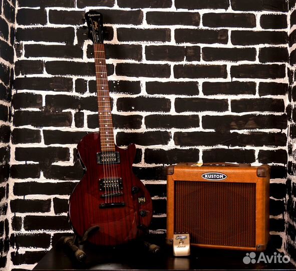 Электрогитара + комбик (комплект)