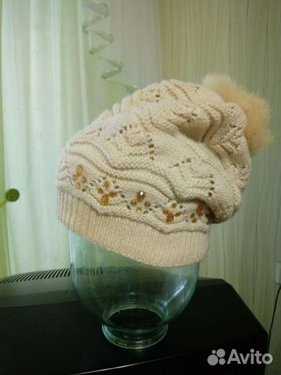 Зимняя шапка из ангоры