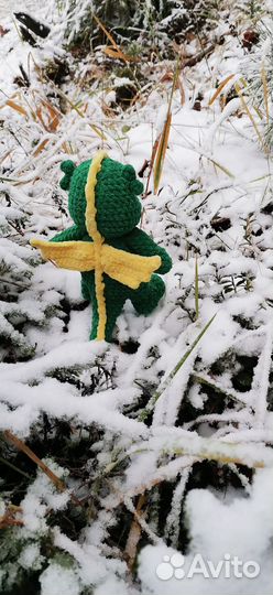 Вязаный дракончик - символ 2024 года